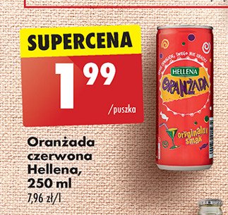 Oranżada czerwona Hellena promocja