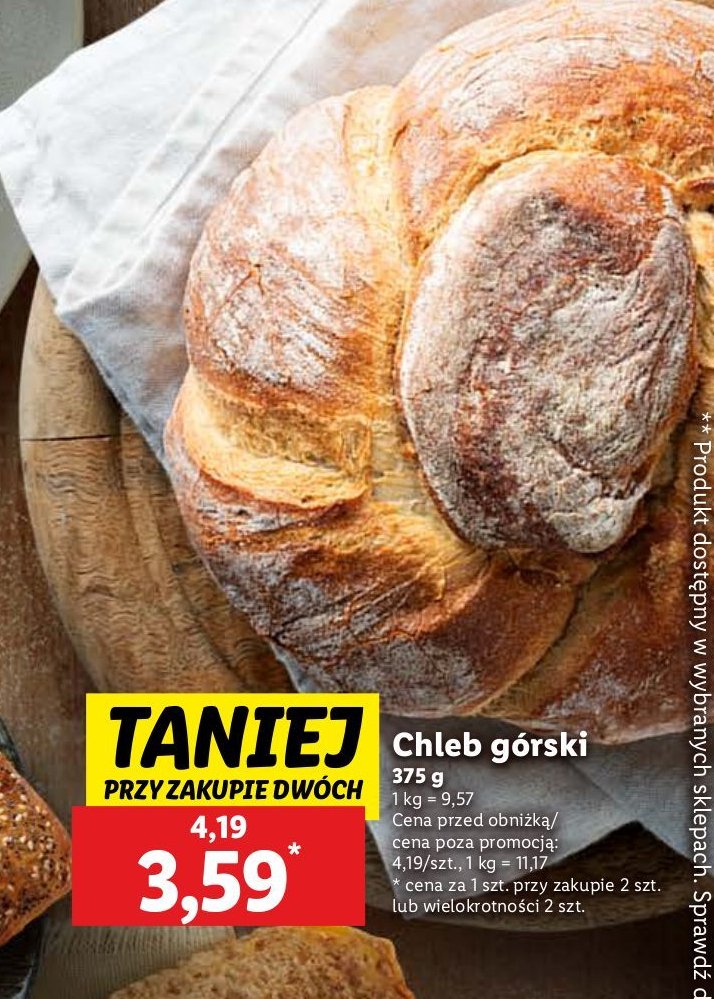 Chleb górski promocja w Lidl