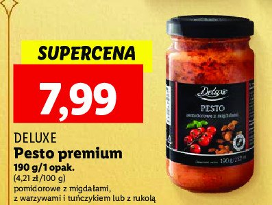 Pesto pomidorowe z migdałami Deluxe promocja