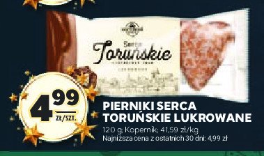 Pierniki serca toruńskie Kopernik promocja w Stokrotka