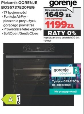 Piekarnik BOS6737E20FBG promocja w NEONET