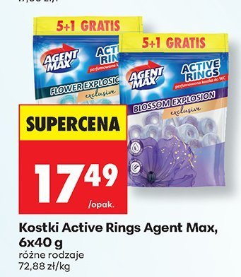 Kostki Active Rings Agent Max różne rodzaje promocja w Biedronka
