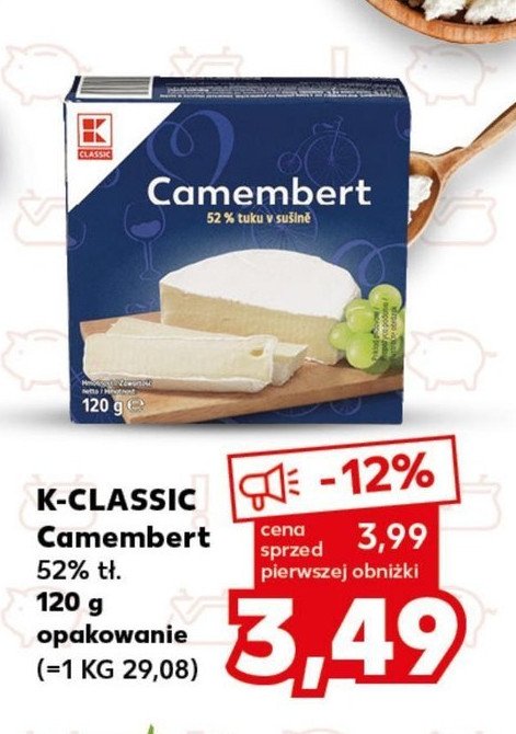 Ser camembert K-classic promocja