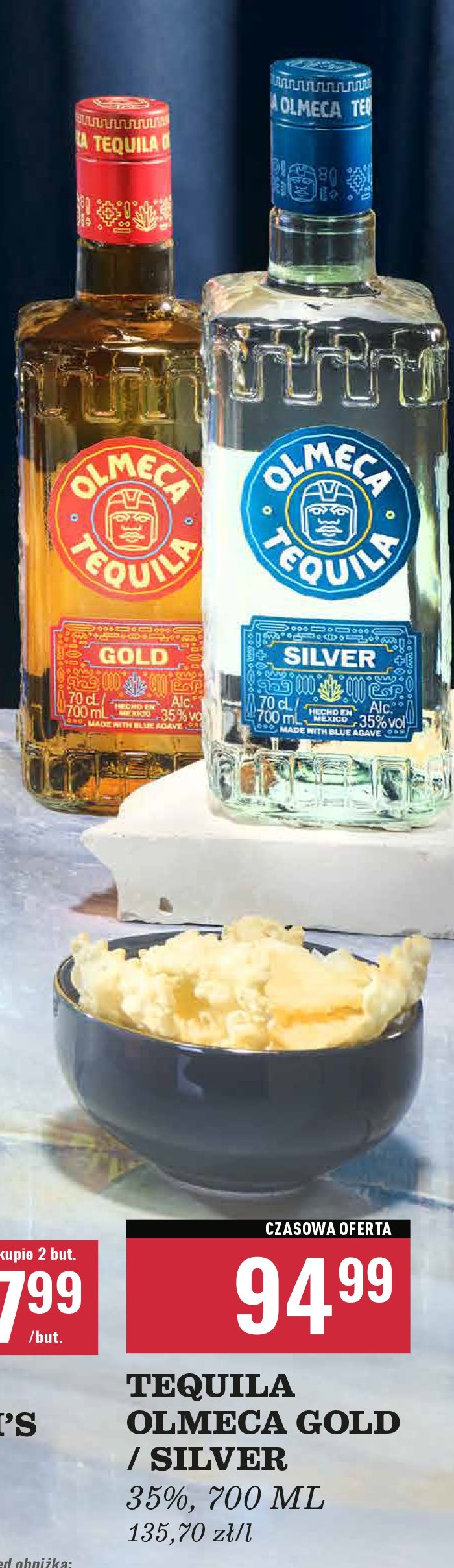 Tequila Olmeca gold promocja w Biedronka
