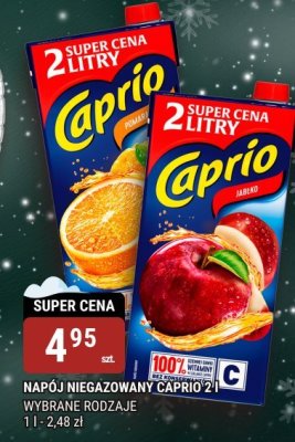 Napój niegazowany Caprio 2 l wybrane rodzaje promocja w bi1