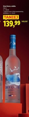 Wódka Grey Goose promocja w Lidl