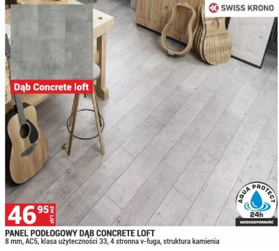Panel podłogowy Dąb Concrete loft promocja w Merkury Market
