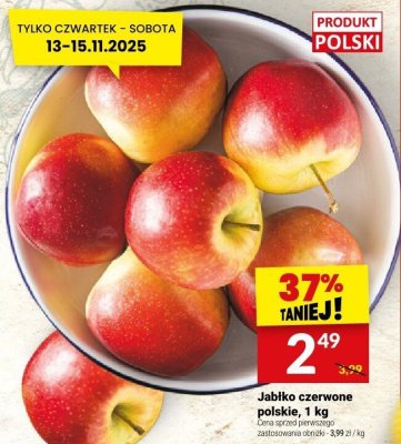Jabłko czerwone polskie, 1 kg promocja w Twój Market