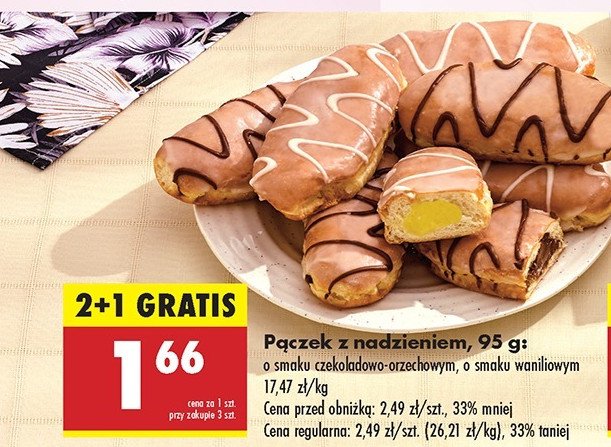 P膮czek z nadzieniem czekoladowo-orzechowym promocja