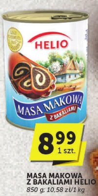 Masa makowa z bakaliami Helio promocja w Groszek