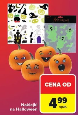 Naklejki na Halloween promocja w Carrefour