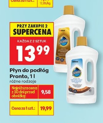 Płyn do podłóg, różne rodzaje promocja w Biedronka