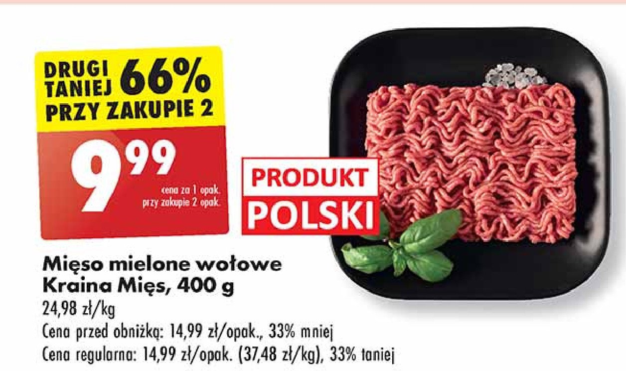 Mięso mielone wołowe Kraina mięs promocja