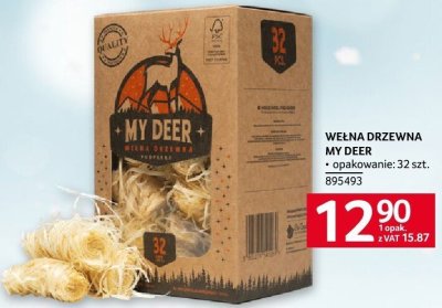Wełna drzewna My Deer opakowanie 32 szt promocja w Selgros