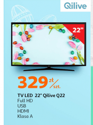 Telewizor led 22" q22 Qilive promocja
