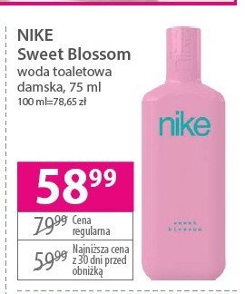 Woda toaletowa Nike sweet blossom Nike cosmetics promocja