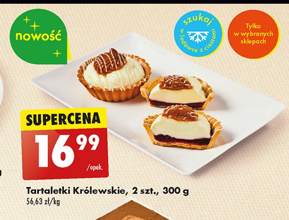 Tartaletki królewskie promocja w Biedronka