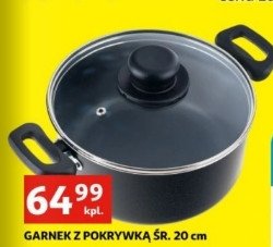 Garnek z pokrywką śr. 20 cm promocja