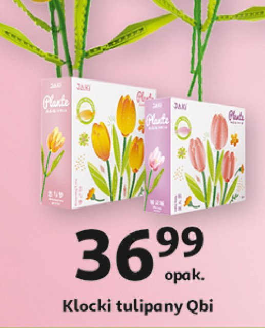 Klocki tulipany Qbi promocja