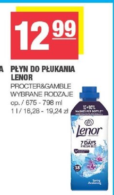 P艂yn do p艂ukania Lenor promocja w SPAR