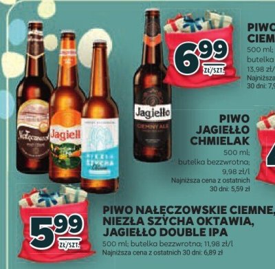 Piwo Jagiełło ciemny ale promocja w Stokrotka