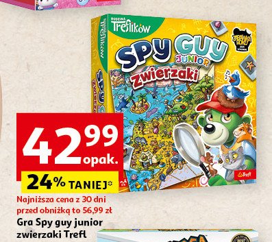 Gra spy guy junior zwierzaki Trefl promocja