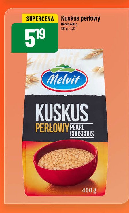 Kuskus perłowy Melvit promocja