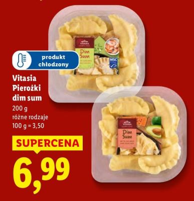 Pierożki Vitasia dim sum 200 g promocja w Lidl