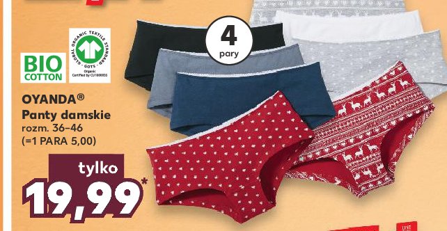 Panty damskie 36-46 Oyanda promocja