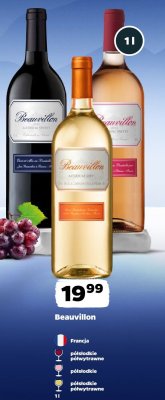 Wino Beauvillon  promocja w Netto