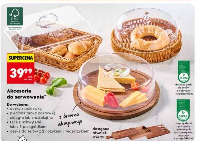 Akcesoria do serwowania promocja w Biedronka