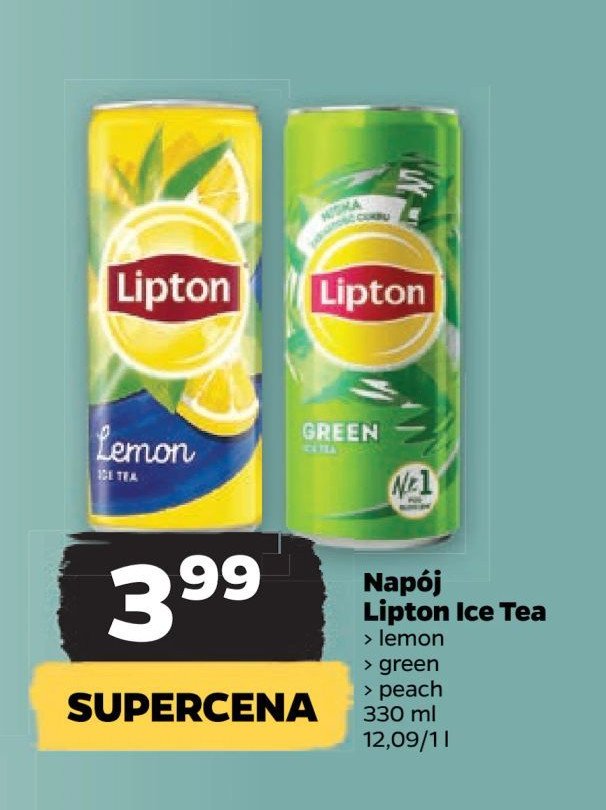 Herbata mrożona classic Lipton green ice tea Lipton ice tea promocja