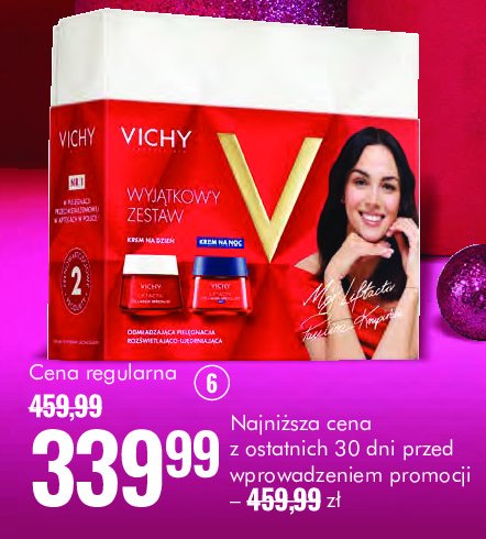 Zestaw w pudełku liftactiv collagen specialist krem na noc 50 ml + krem na dzień 50 ml Vichy zestaw promocja