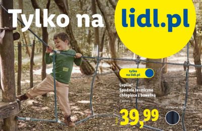 Spodnie promocja w Lidl
