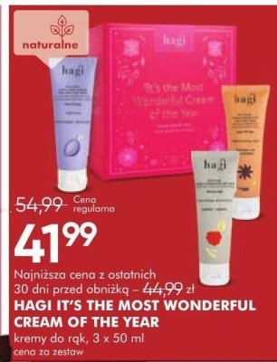 Kremy do rąk HAGI IT'S THE MOST WONDERFUL CREAM OF THE YEAR promocja w Super-Pharm