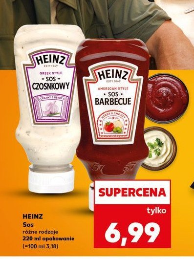 Sos czosnkowy Heinz promocja w Kaufland