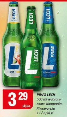 Piwo Lech 500ml wybrany asort. Kompania Piwowarska promocja w Chorten