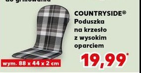 Poduszka na krzesło 88 x 44 x 2 cm K-classic countryside promocja w Kaufland