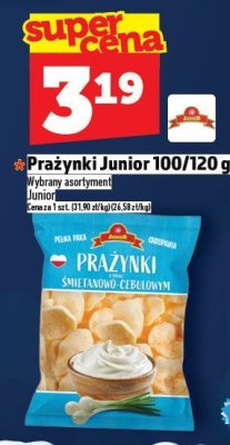 Prażynki Junior 100/120 g promocja w TOPAZ
