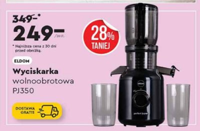 ELDOM Wyciskarka wolnoobrotowa PJ350 promocja w Biedronka