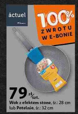 Patelnia stone 32 cm Actuel promocja w Carrefour