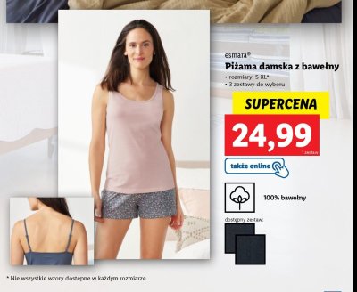 Piżama damska s-xl Esmara promocja