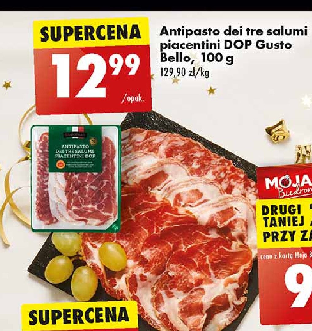 Antipasto dei tre salumi piacentini Gustobello promocja