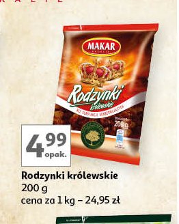 Rodzynki królewskie Makar promocja