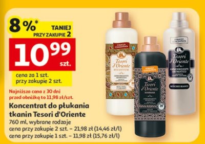 Koncentrat do płukania tkanin Tesori d'Oriente 760 ml promocja w Auchan