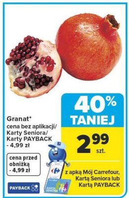 Granat promocja w Carrefour Market