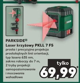 Laser krzyżowy pkll 7f5 Parkside promocja