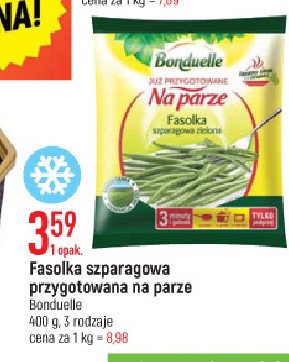 Fasolka szparagowa zielona cięta na parze Bonduelle promocja