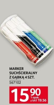 Marker suchościeralny z gąbką promocja w Selgros