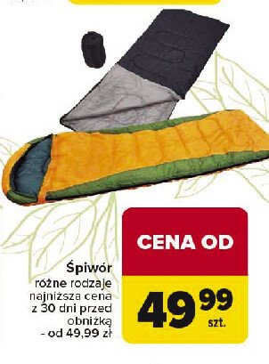 Śpiwór promocja w Carrefour